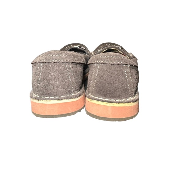 Ariat Womens Cruiser Grey Suede Moccasin Loafers Metal Horse Bit Detail 6.5 B - Picture 5 of 8